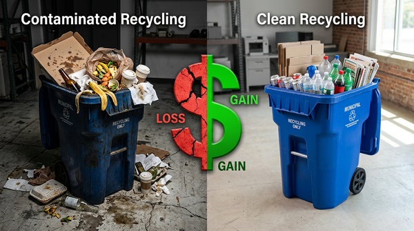 The True Cost of Recycling Contamination on College Campuses